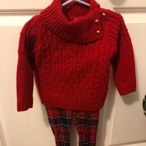 EUC Janie and Jack holiday outfit.